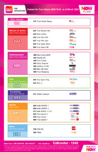 channel NOW plus jan 2025 thai
