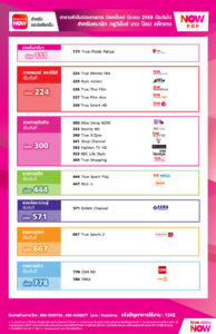 ช่องรายการ NOW pop 2025 thai